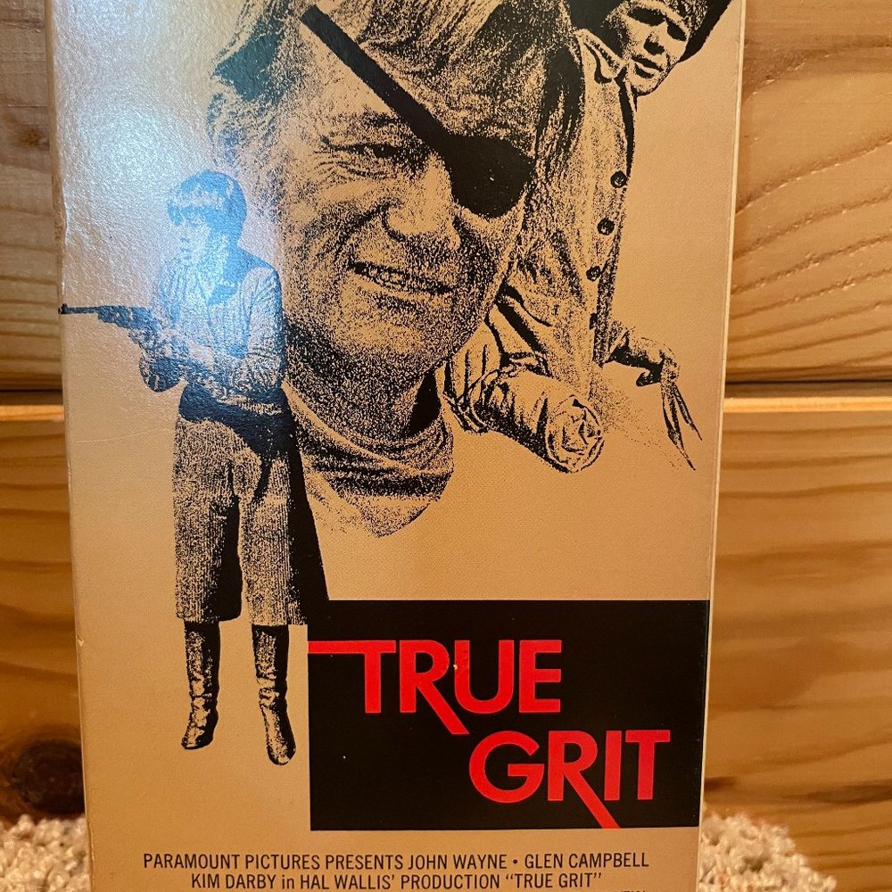 True Grit VHS 1979 John Wayne VHS